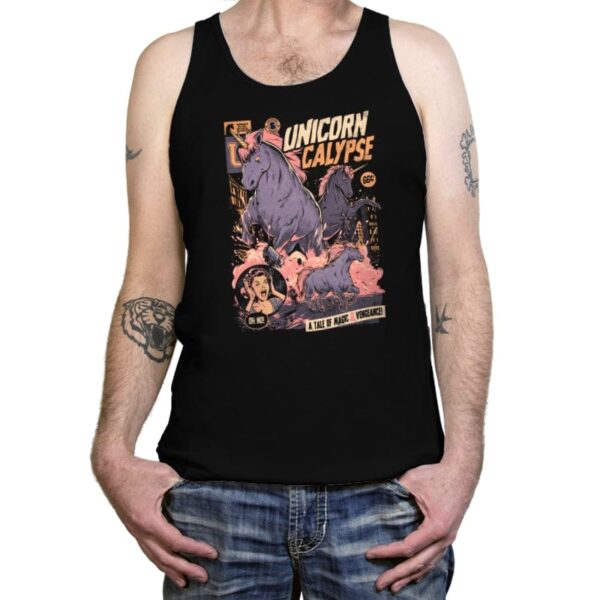 Unicorncalypse - Tanktop Tanktop RIPT Apparel X-Small / Black