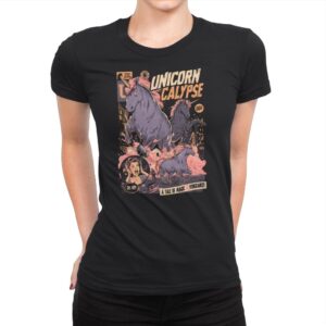 Unicorncalypse - Womens Premium T-Shirts RIPT Apparel Small / Black