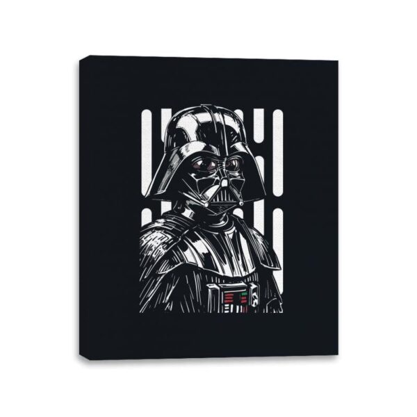 Vader - Canvas Wraps Canvas Wraps RIPT Apparel 11x14 / Black
