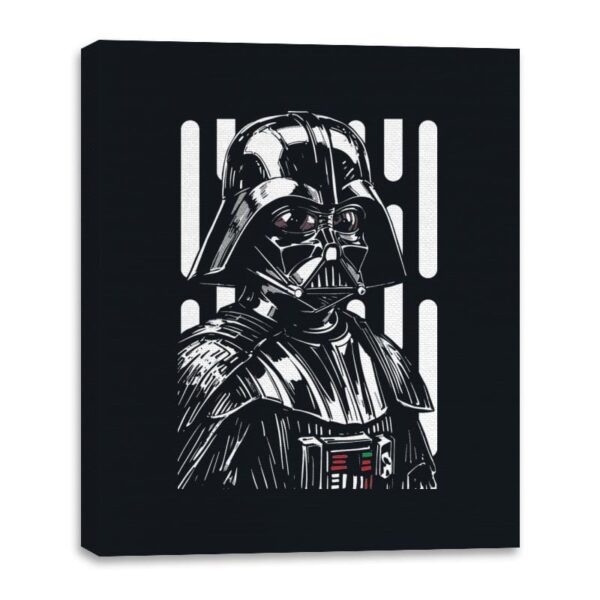 Vader - Canvas Wraps Canvas Wraps RIPT Apparel 16x20 / Black