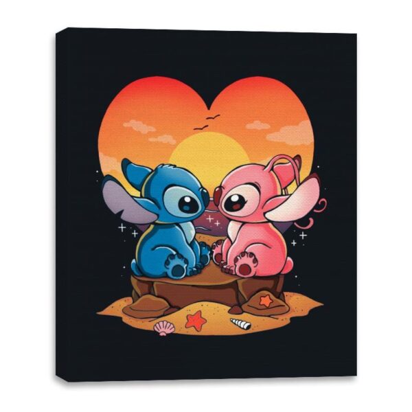 Valentine Experiment - Canvas Wraps Canvas Wraps RIPT Apparel 16x20 / Black