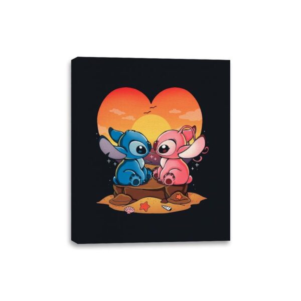 Valentine Experiment - Canvas Wraps Canvas Wraps RIPT Apparel 8x10 / Black