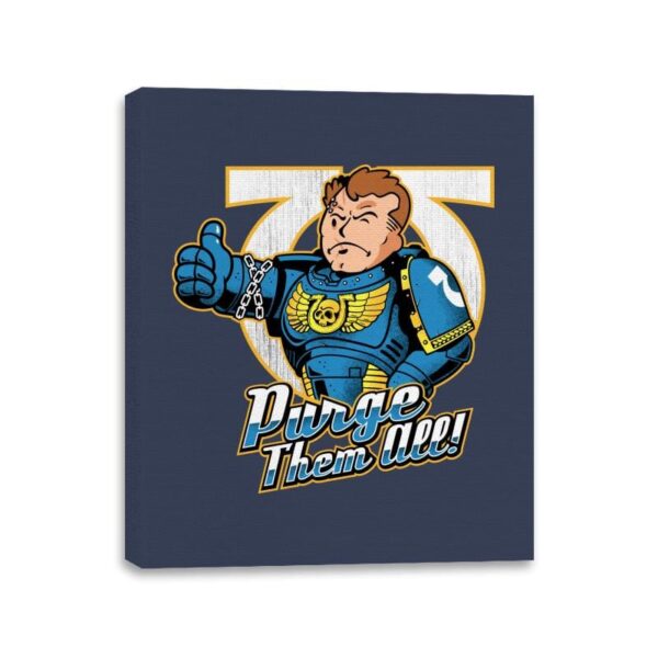 Vault Titus - Canvas Wraps Canvas Wraps RIPT Apparel 11x14 / Navy