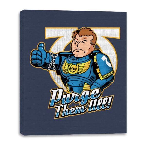 Vault Titus - Canvas Wraps Canvas Wraps RIPT Apparel 16x20 / Navy