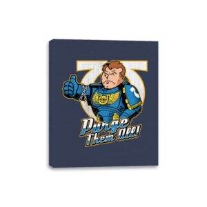 Vault Titus - Canvas Wraps Canvas Wraps RIPT Apparel 8x10 / Navy