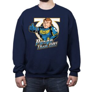 Vault Titus - Crew Neck Sweatshirt Crew Neck Sweatshirt RIPT Apparel Small / Navy
