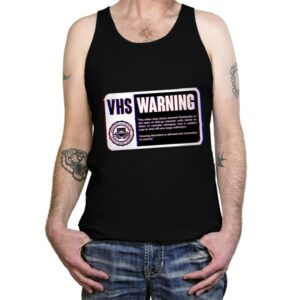 VHS Nostalgia Warning  - Tanktop Tanktop RIPT Apparel X-Small / Black