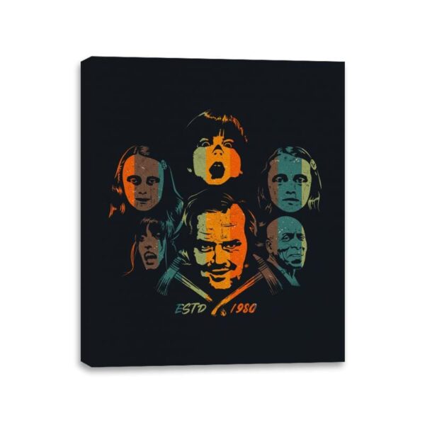Vintage Shining - Canvas Wraps Canvas Wraps RIPT Apparel 11x14 / Black