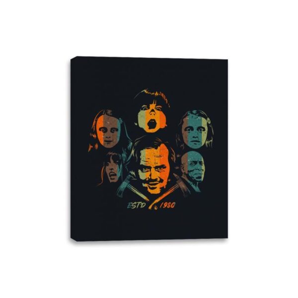 Vintage Shining - Canvas Wraps Canvas Wraps RIPT Apparel 8x10 / Black