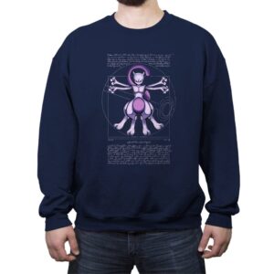 Vitruvian Legendary - Crew Neck Sweatshirt Crew Neck Sweatshirt RIPT Apparel Small / Navy