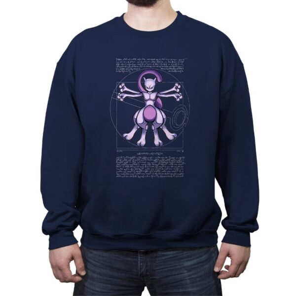 Vitruvian Legendary - Crew Neck Sweatshirt Crew Neck Sweatshirt RIPT Apparel Small / Navy