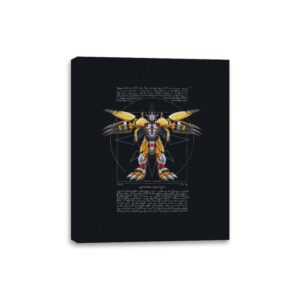 Vitruvian Mega level - Canvas Wraps Canvas Wraps RIPT Apparel 8x10 / Black