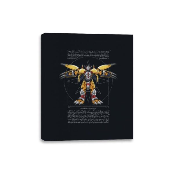 Vitruvian Mega level - Canvas Wraps Canvas Wraps RIPT Apparel 8x10 / Black