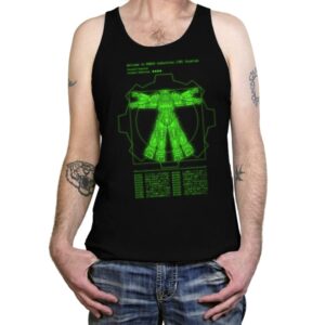 Vitruvian VATS Armor - Tanktop Tanktop RIPT Apparel X-Small / Black