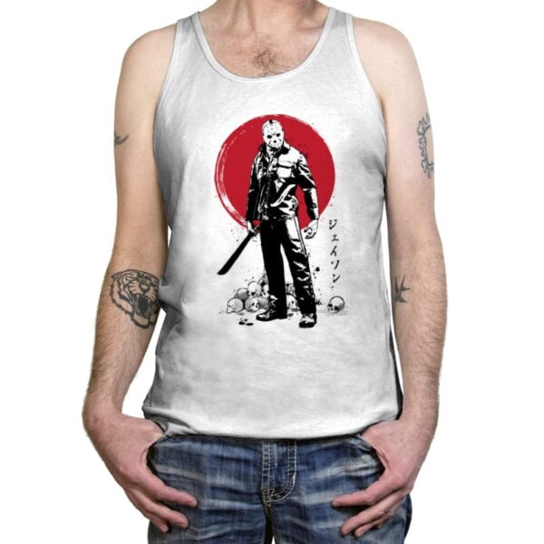 Voorhees Sumi-e - Tanktop Tanktop RIPT Apparel X-Small / White