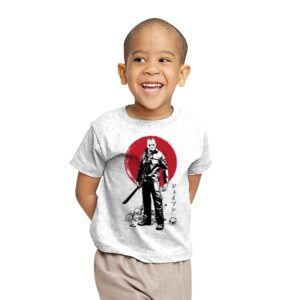 Voorhees Sumi-e - Youth T-Shirts RIPT Apparel X-small / White