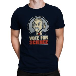 Vote for Science - Mens Premium T-Shirts RIPT Apparel Small / Midnight Navy