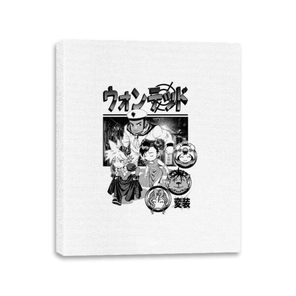 Wanted - Canvas Wraps Canvas Wraps RIPT Apparel 11x14 / White