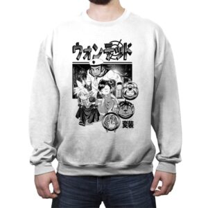 Wanted - Crew Neck Sweatshirt Crew Neck Sweatshirt RIPT Apparel Small / White