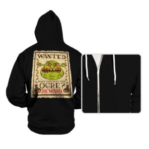 Wanted Ogre - Hoodies Hoodies RIPT Apparel Small / Black