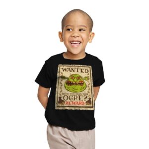 Wanted Ogre - Youth T-Shirts RIPT Apparel X-small / Black