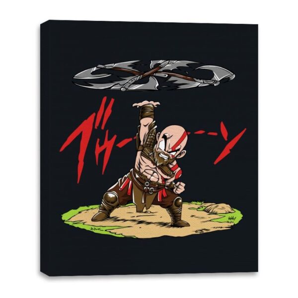 War Disc - Canvas Wraps Canvas Wraps RIPT Apparel 16x20 / Black