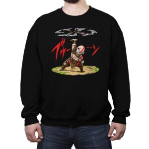 War Disc - Crew Neck Sweatshirt Crew Neck Sweatshirt RIPT Apparel Small / Black
