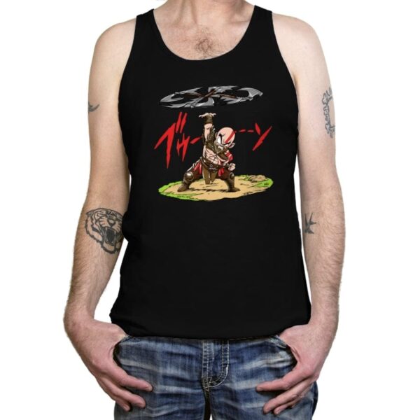 War Disc - Tanktop Tanktop RIPT Apparel X-Small / Black