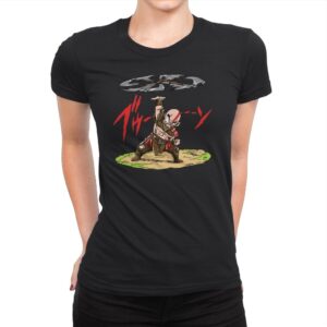 War Disc - Womens Premium T-Shirts RIPT Apparel Small / Black