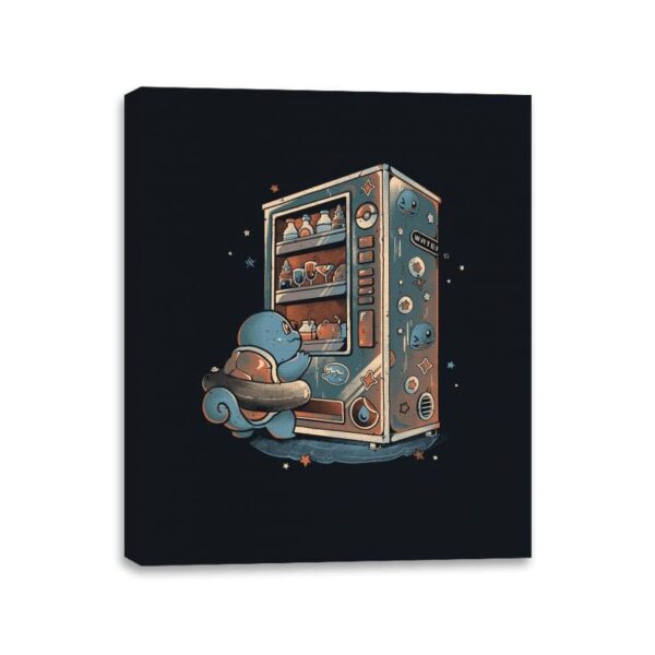 Water Vending Machine - Canvas Wraps Canvas Wraps RIPT Apparel 11x14 / Black