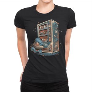 Water Vending Machine - Womens Premium T-Shirts RIPT Apparel Small / Black
