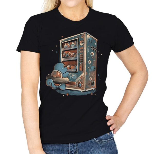 Water Vending Machine - Womens T-Shirts RIPT Apparel Small / Black