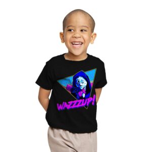 Wazzzup! - Youth T-Shirts RIPT Apparel X-small / Black