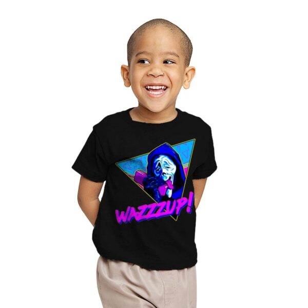Wazzzup! - Youth T-Shirts RIPT Apparel X-small / Black