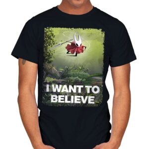 We Want to Believe - Mens T-Shirts RIPT Apparel Small / Black