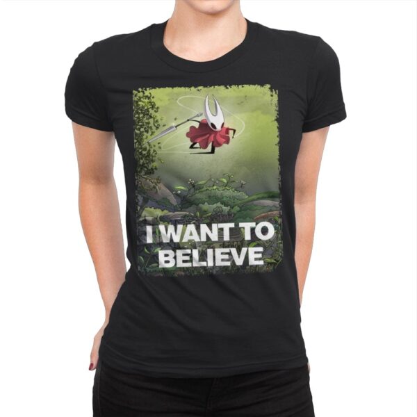 We Want to Believe - Womens Premium T-Shirts RIPT Apparel Small / Black