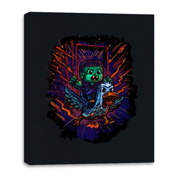 What the Cluck?! - Canvas Wraps Canvas Wraps RIPT Apparel 16x20 / Black