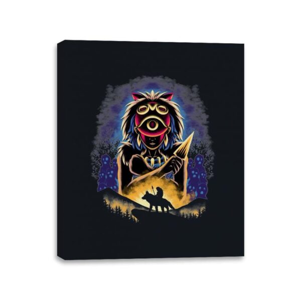 Wild Princess - Canvas Wraps Canvas Wraps RIPT Apparel 11x14 / Black