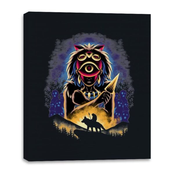 Wild Princess - Canvas Wraps Canvas Wraps RIPT Apparel 16x20 / Black