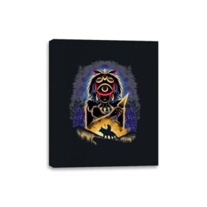 Wild Princess - Canvas Wraps Canvas Wraps RIPT Apparel 8x10 / Black
