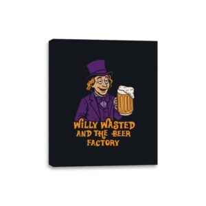 Willy Wasted - Canvas Wraps Canvas Wraps RIPT Apparel 8x10 / Black