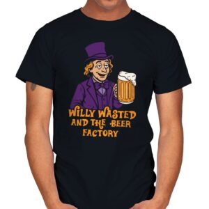 Willy Wasted - Mens T-Shirts RIPT Apparel Small / Black