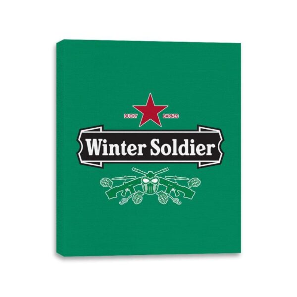 Winter Soldier Lager - Canvas Wraps Canvas Wraps RIPT Apparel 11x14 / Kelly