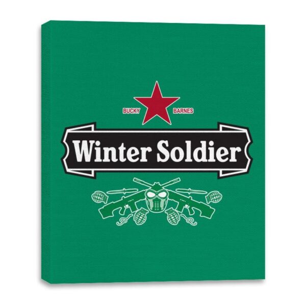 Winter Soldier Lager - Canvas Wraps Canvas Wraps RIPT Apparel 16x20 / Kelly