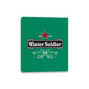 Winter Soldier Lager - Canvas Wraps Canvas Wraps RIPT Apparel 8x10 / Kelly