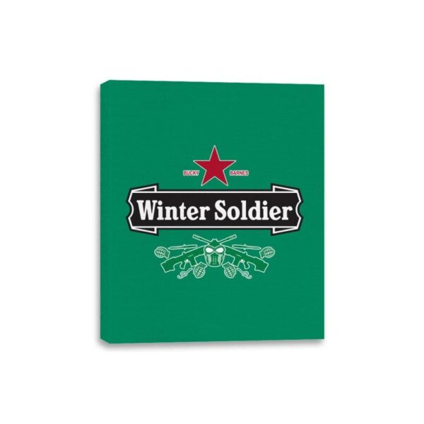 Winter Soldier Lager - Canvas Wraps Canvas Wraps RIPT Apparel 8x10 / Kelly