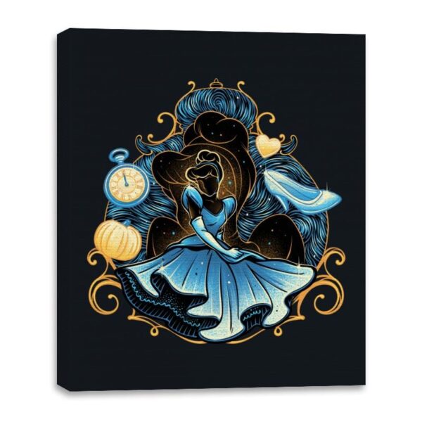 Wish Upon a Starry Night - Canvas Wraps Canvas Wraps RIPT Apparel 16x20 / Black