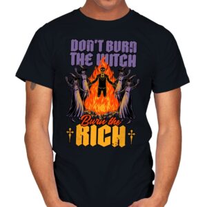 Witch Burn Rich - Mens T-Shirts RIPT Apparel Small / Black