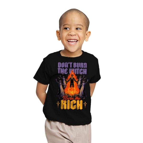 Witch Burn Rich - Youth T-Shirts RIPT Apparel X-small / Black