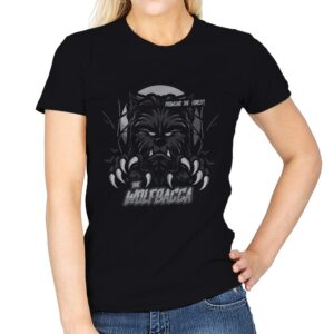 Wolfbacca - Womens T-Shirts RIPT Apparel Small / Black